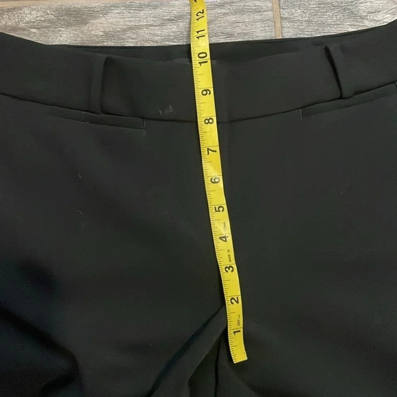 Talbots Curvy fit Flare pant trousers Black Women’s size 8 Business casual - Picture 9 of 14